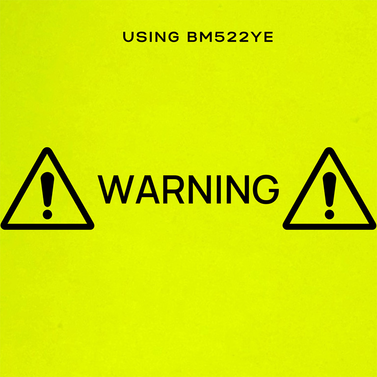 BM522YE label